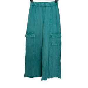 J. Her Wide Leg Fishnet Pocket Pants